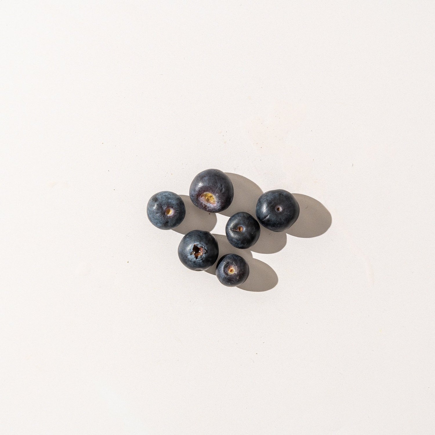 Deep purple acai berries